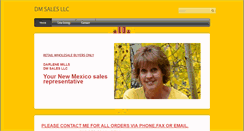 Desktop Screenshot of dmsalesnm.com