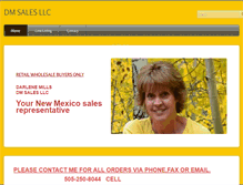 Tablet Screenshot of dmsalesnm.com